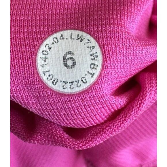 Lululemon Hotty Hot Shorts Women’s Size 6 Bright Pink Mesh Lined Gym Run Workout - Picture 6 of 6